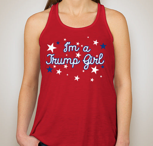 I’m A Trump Girl “Red” Flowy Tank Top