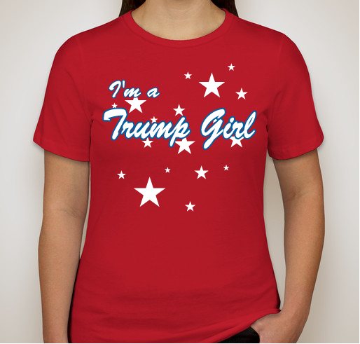 I'm a Trump Girl Ladies Favorite Tee “Relaxed Fit” Red